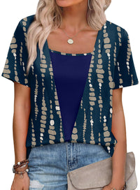 Navy Print