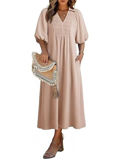 ⏰Hot Sale-Women's Summer Flowy A-Line Maxi Dress