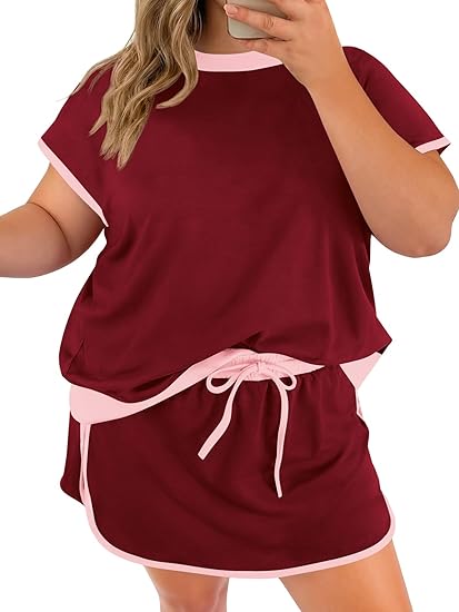 ⏰Hot Sale-Color Block Skort Outfit