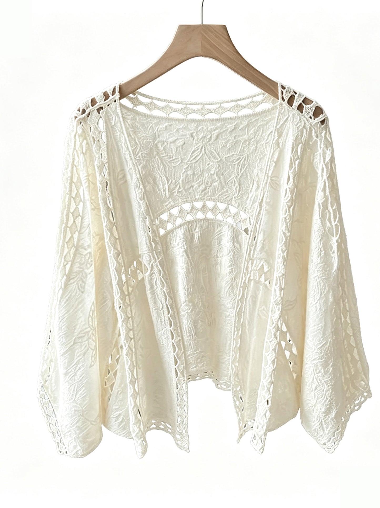 ✨Women Boho Lace Crochet Cardigan