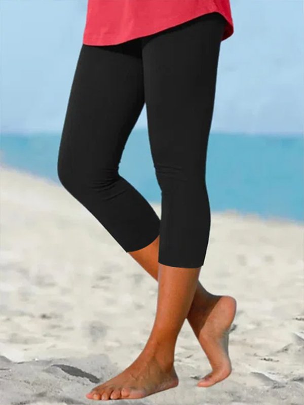 Women's Plain Casual Leggings