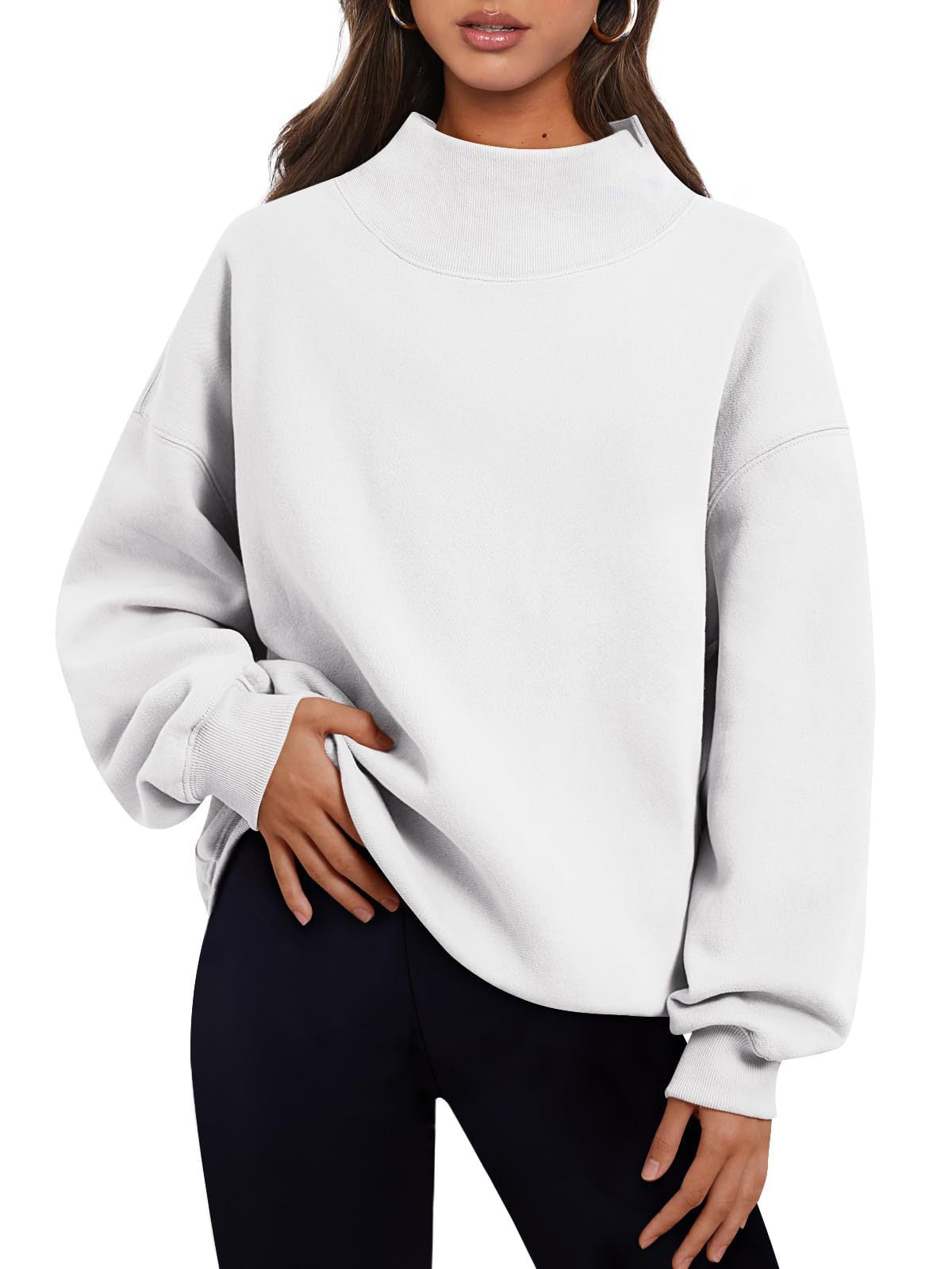 ✨Women's Half Turtleneck Fleece Casual Sweatshirt