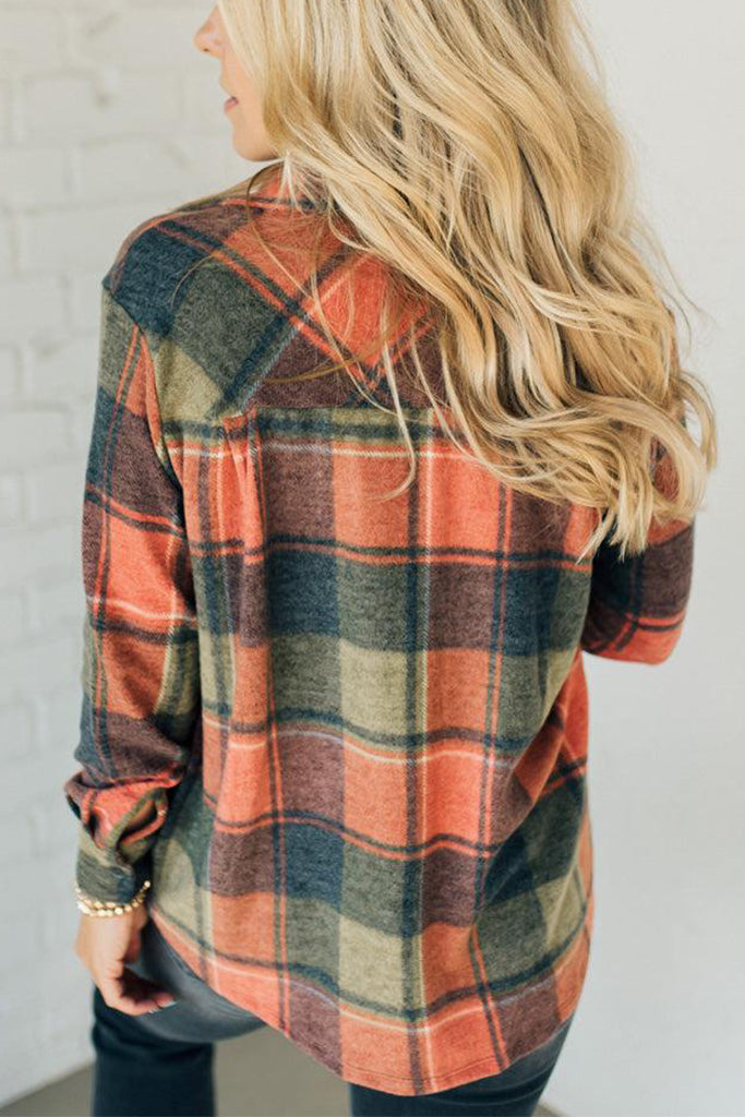 Women's Channing Brushed Plaid Top