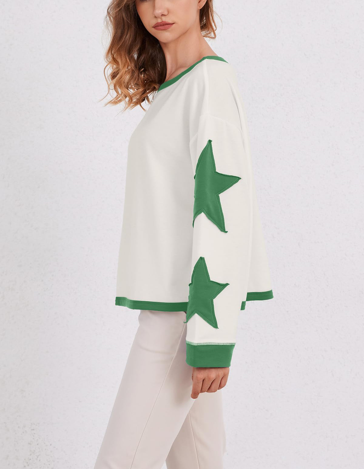 Star Graphic Oversized Sweatshirts for Women (Buy 2 Free Shipping)