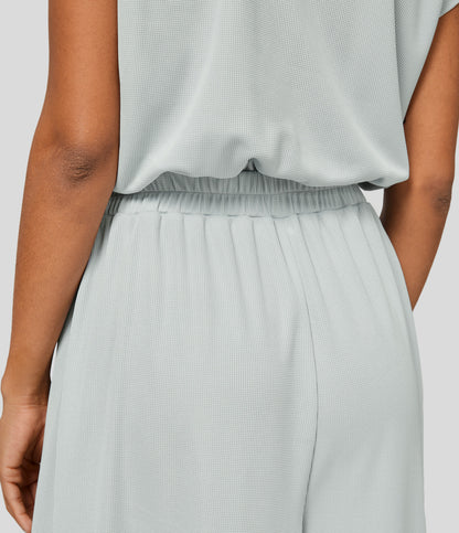 Womens Waffle Casual Jumpsuit ✨50% OFF TODAY