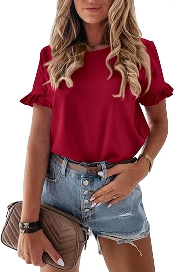 ✨Women's Short Sleeve Casual T Shirt  （BUY 2 FREE SHIPPING)