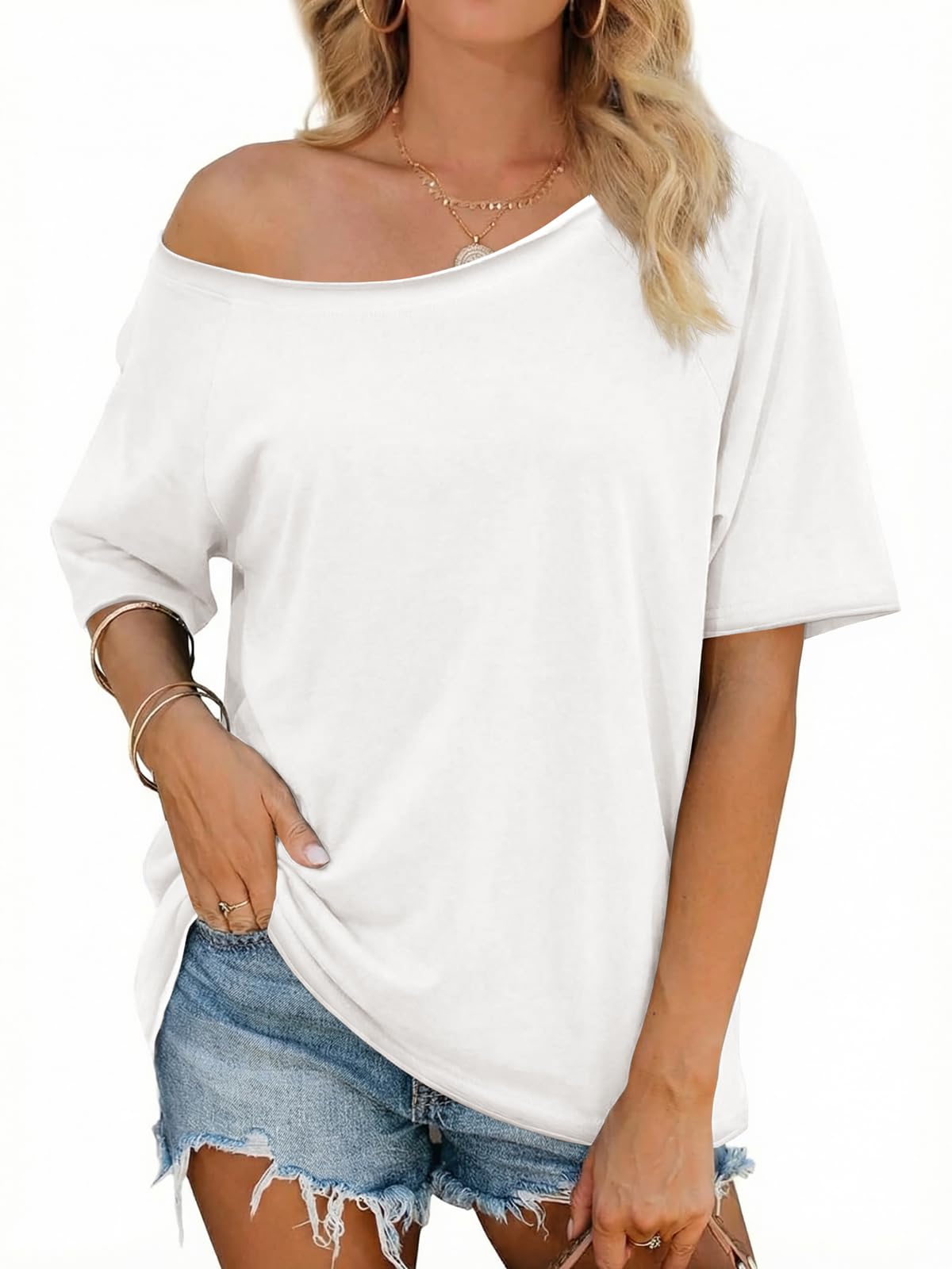 2026 Summer Spring Women's Off-Shoulder Crop Top