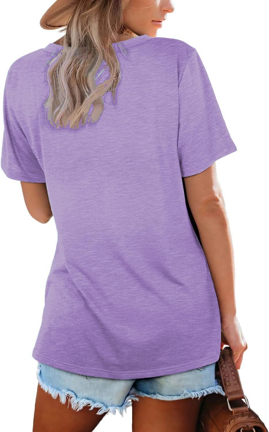 ✨Womens Tops Casual Basic T Shirt