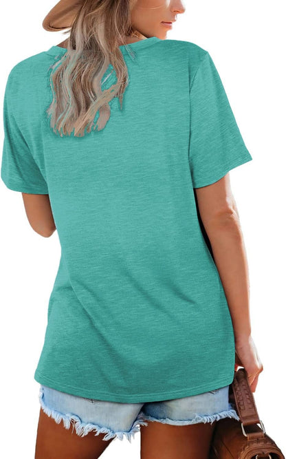 ✨Womens Tops Casual Basic T Shirt
