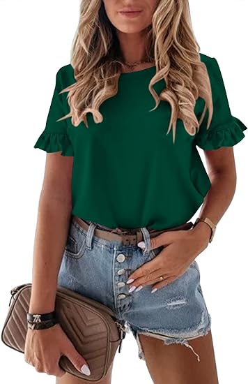 ✨Women's Short Sleeve Casual T Shirt  （BUY 2 FREE SHIPPING)