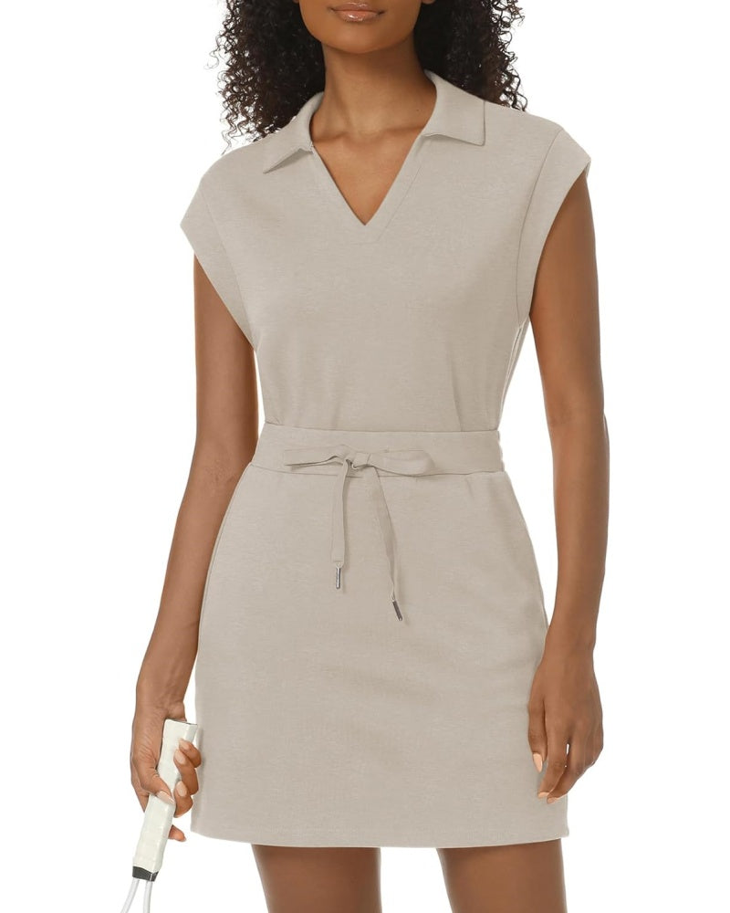 ✨Women's Casual Sports Cap Sleeve Lapel Shirt Skirt Two-Piece Set