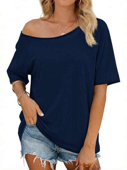 2026 Summer Spring Women's Off-Shoulder Crop Top