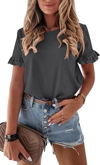 ✨Women's Short Sleeve Casual T Shirt  （BUY 2 FREE SHIPPING)