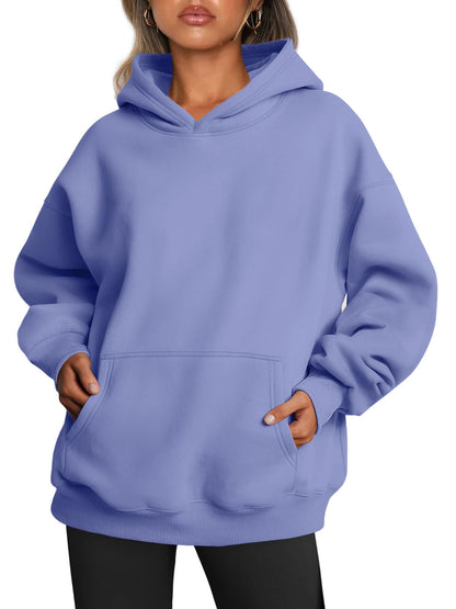 Women's Oversized Fleece Hooded Sweatshirt (Buy 2 Free Shipping)