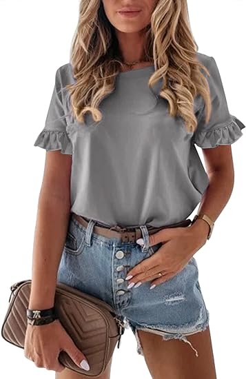 ✨Women's Short Sleeve Casual T Shirt  （BUY 2 FREE SHIPPING)