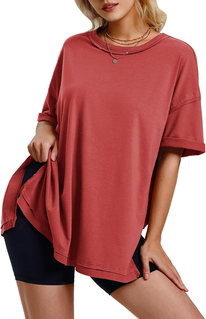 Womens Summer Oversized T Shirts ✨ BUY 3 FREE SHIPPING