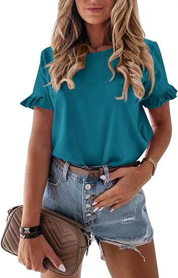 ✨Women's Short Sleeve Casual T Shirt  （BUY 2 FREE SHIPPING)