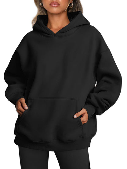 Women's Oversized Fleece Hooded Sweatshirt (Buy 2 Free Shipping)