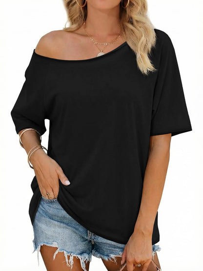 2026 Summer Spring Women's Off-Shoulder Crop Top