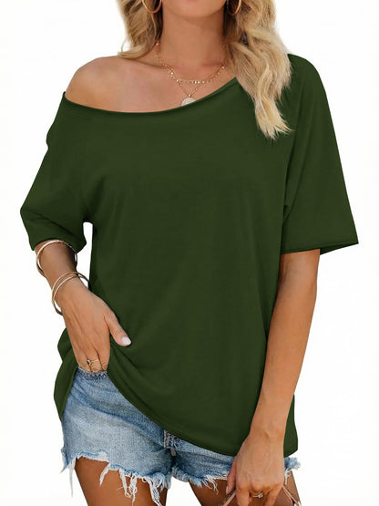 2026 Summer Spring Women's Off-Shoulder Crop Top