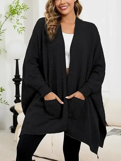 Women's Sherpa Wearable Blanket Poncho