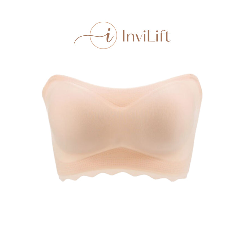 2023 Plus size Sexy Strapless Invisible Push Up Bra