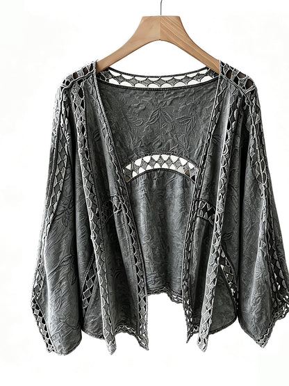 ✨Women Boho Lace Crochet Cardigan