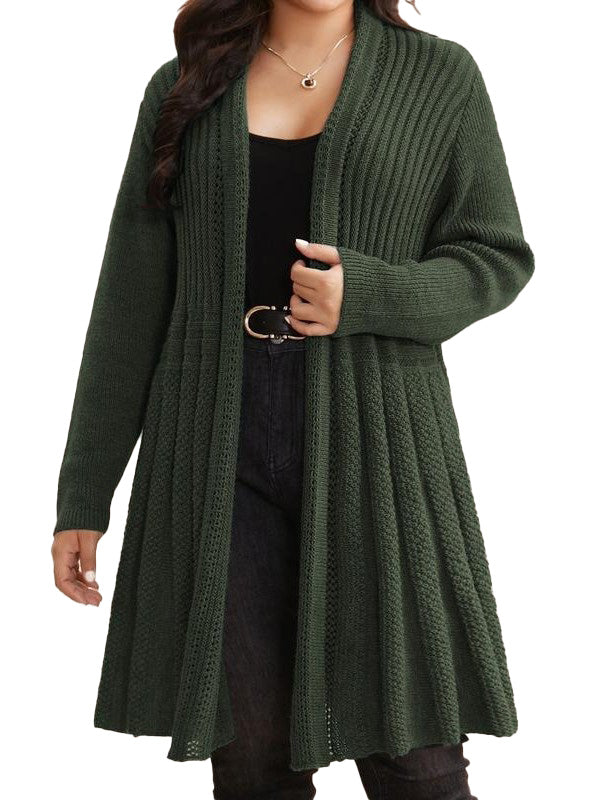 Fall Textured Layering Cardigan