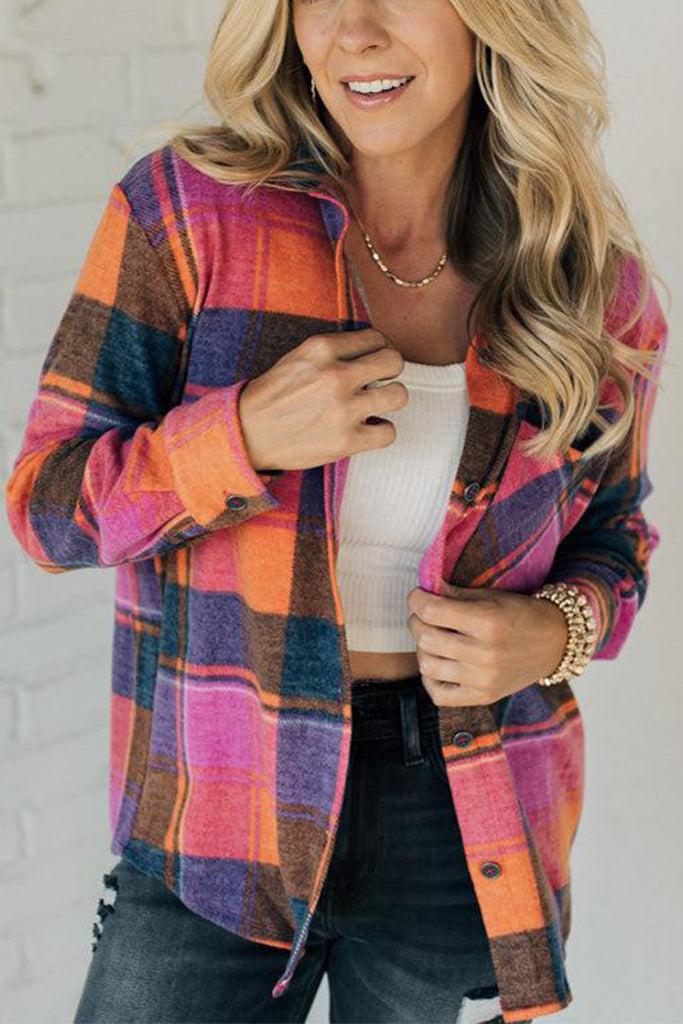 Women's Channing Brushed Plaid Top