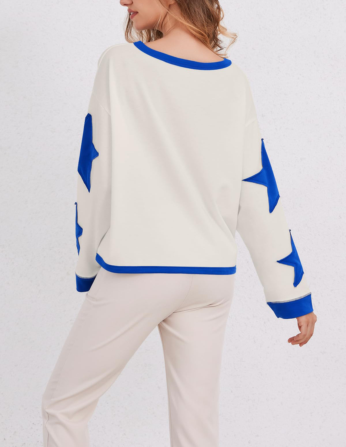 Star Graphic Oversized Sweatshirts for Women (Buy 2 Free Shipping)