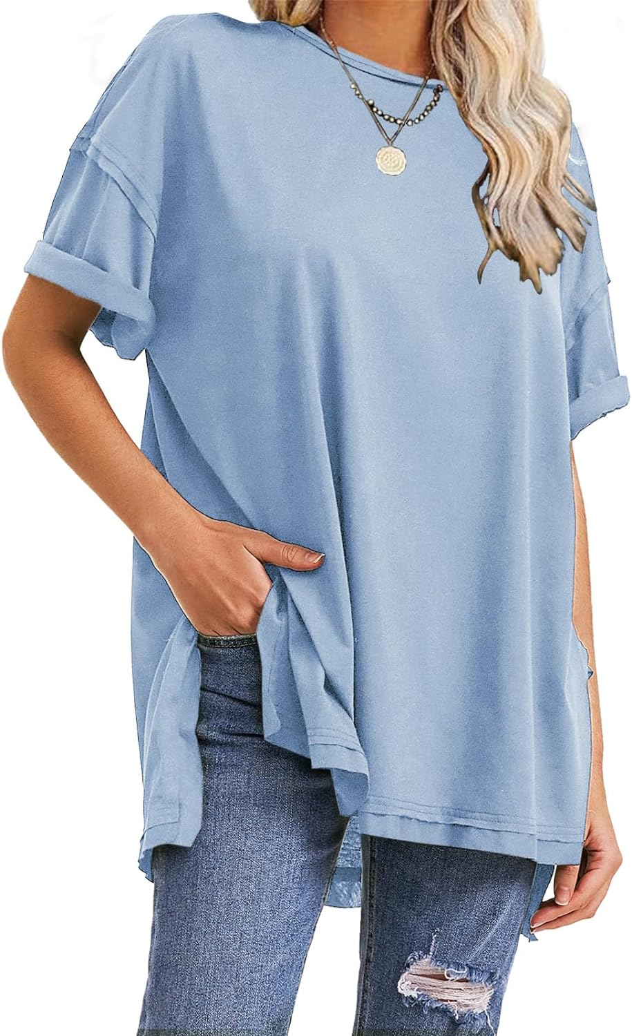 Womens Summer Oversized T Shirts ✨ BUY 3 FREE SHIPPING