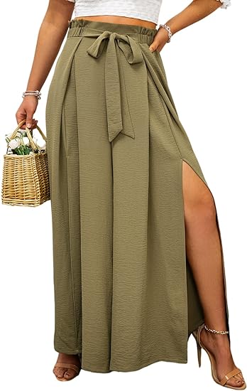 ⏰HOT SALE-Women's Striped Slit Wide Leg Pants(BUY 2 FREE SHIPPING)