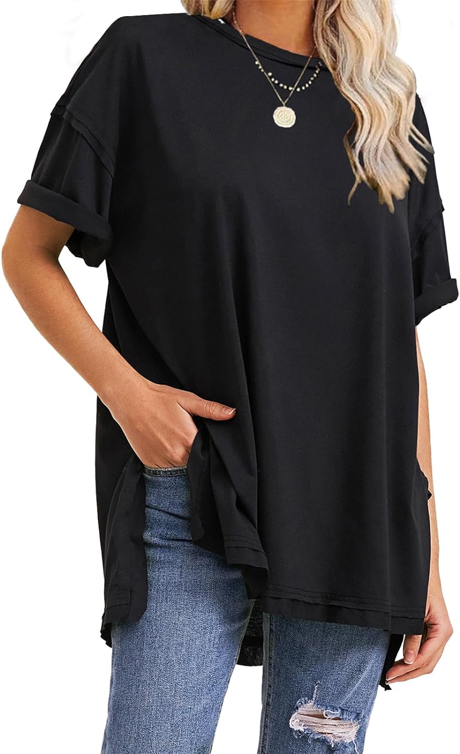 Womens Summer Oversized T Shirts ✨ BUY 3 FREE SHIPPING