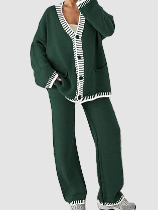 Women 2 Piece Knit Lounge Matching Set