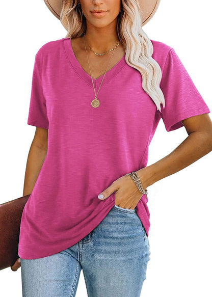 ✨Womens Tops Casual Basic T Shirt