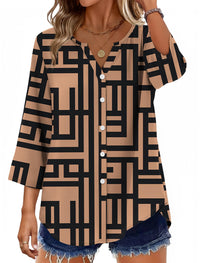 Brown Print