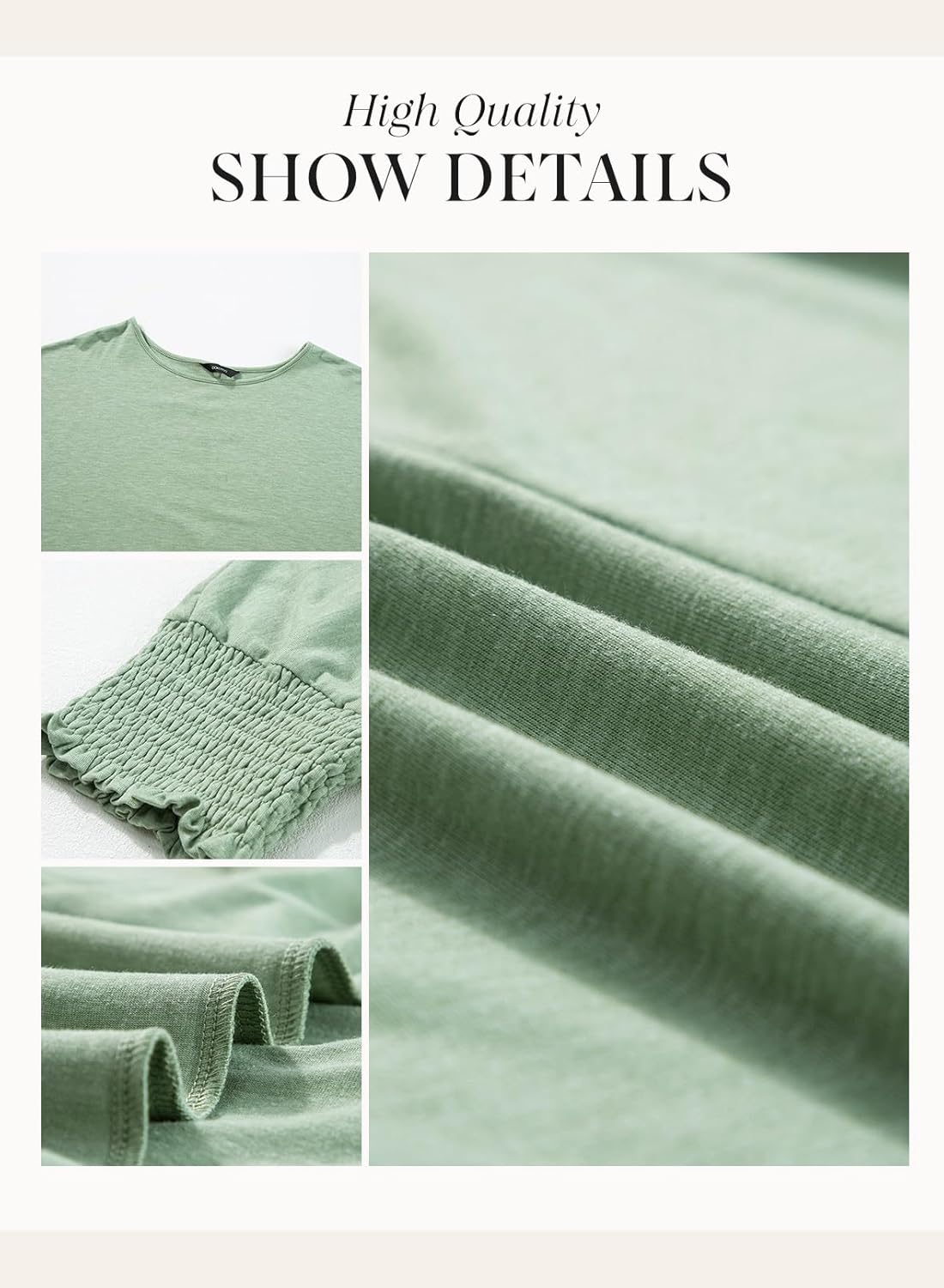 💥Women's Tops 3/4 Sleeve T-Shirts Cute Crewneck Tees Blouses