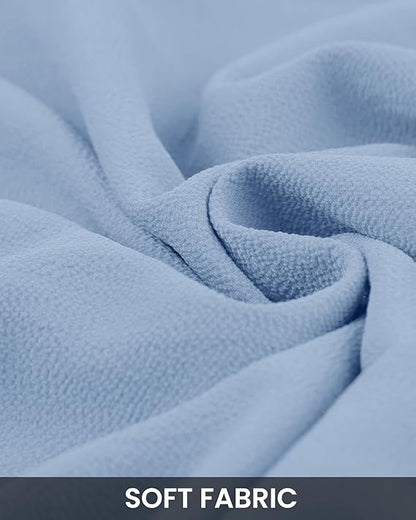 ✨Women's Tie Neck High Waist Layered Ruffle Waist Mini Dress