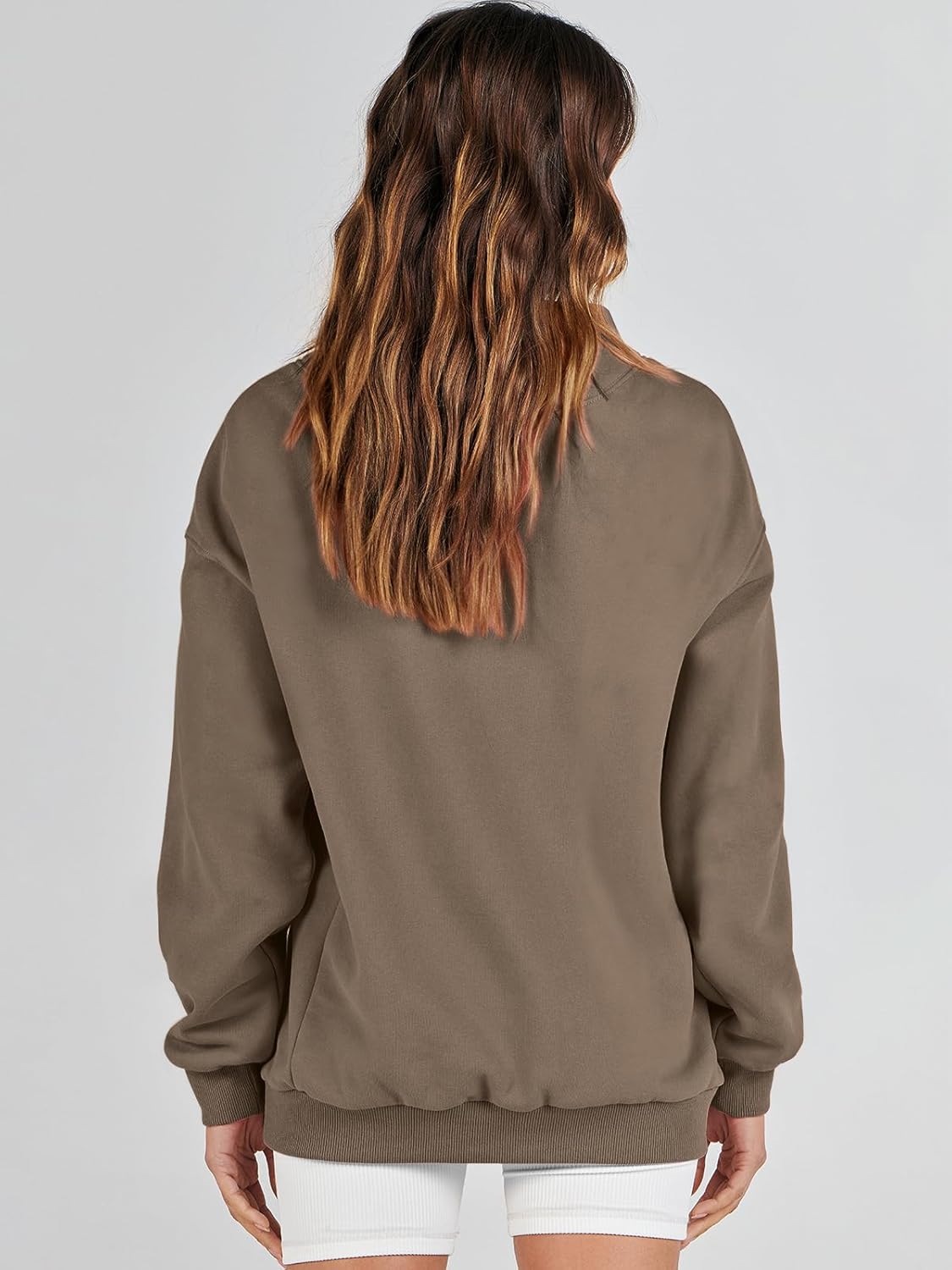 Womens Oversized Sweatshirts Turtleneck Pullover Long Sleeve Hoodies Tops