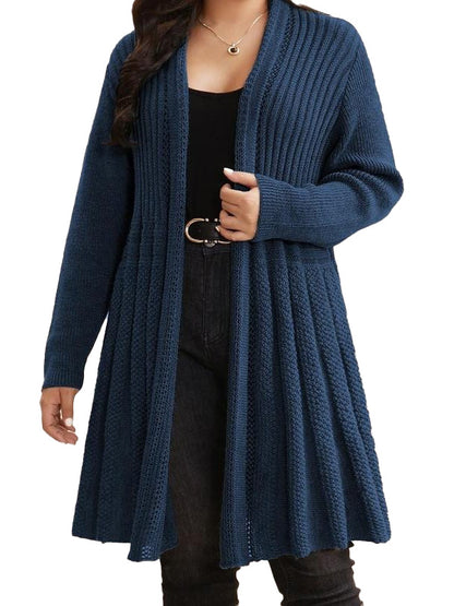 Fall Textured Layering Cardigan
