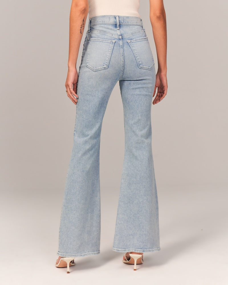 Ultra High Rise Stretch Flare Jean(Buy 2 Free Shipping)