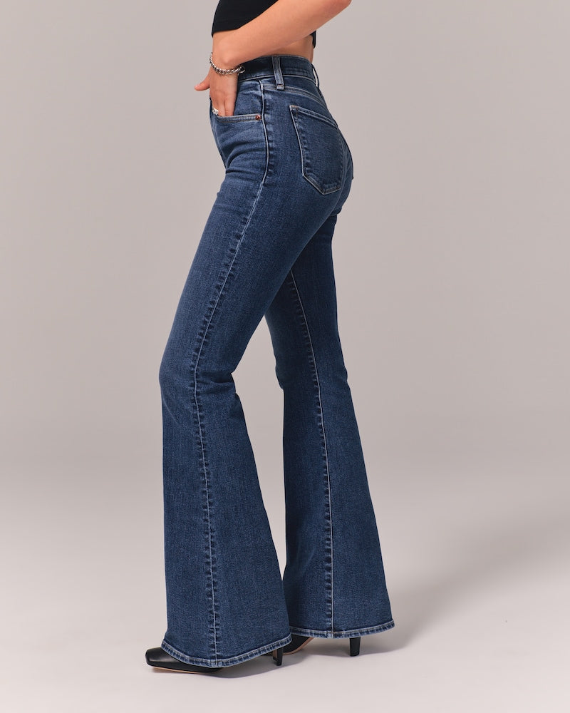 Ultra High Rise Stretch Flare Jean(Buy 2 Free Shipping)