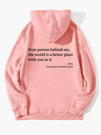 🎁'Dear Person Behind Me' Sweatshirt