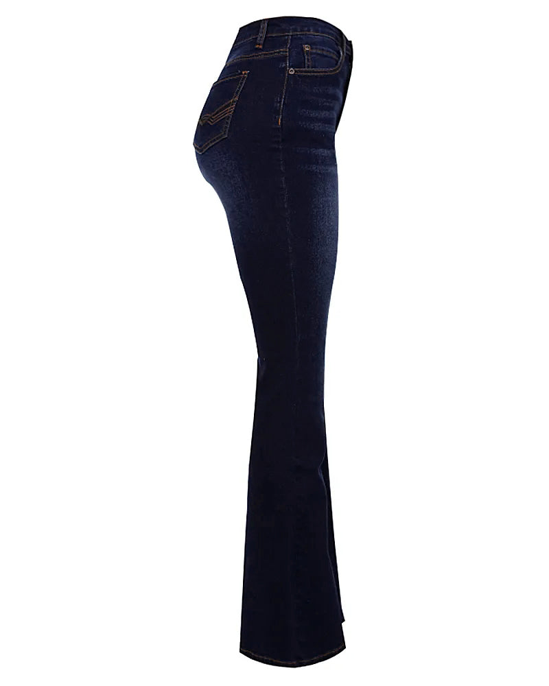 2023 Vintage Mid Waist Flare Jeans