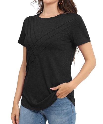 ✨Women's Pleated Short Sleeve Top