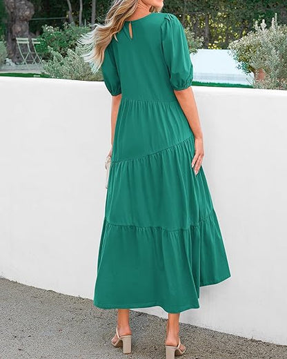 ⏰HOT SALE-Women's Summer Casual Midi Dress （BUY 2 FREE SHIPPING)