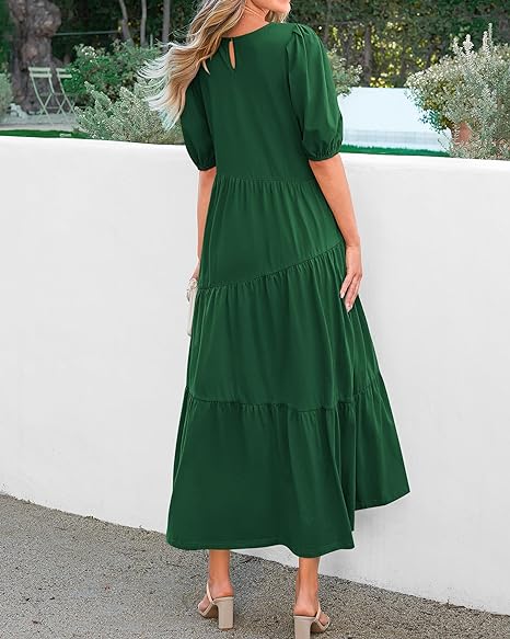 ⏰HOT SALE-Women's Summer Casual Midi Dress （BUY 2 FREE SHIPPING)