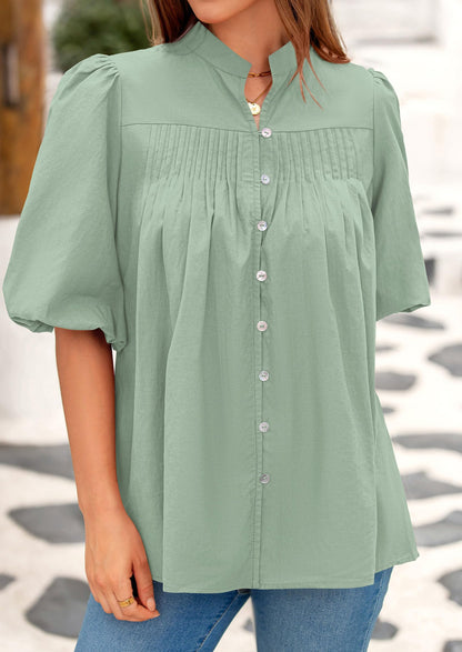 ✨Women's 2025 Summer Short Lantern Sleeve Tops