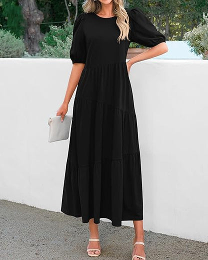 ⏰HOT SALE-Women's Summer Casual Midi Dress （BUY 2 FREE SHIPPING)