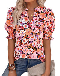 Floral Orange Pink